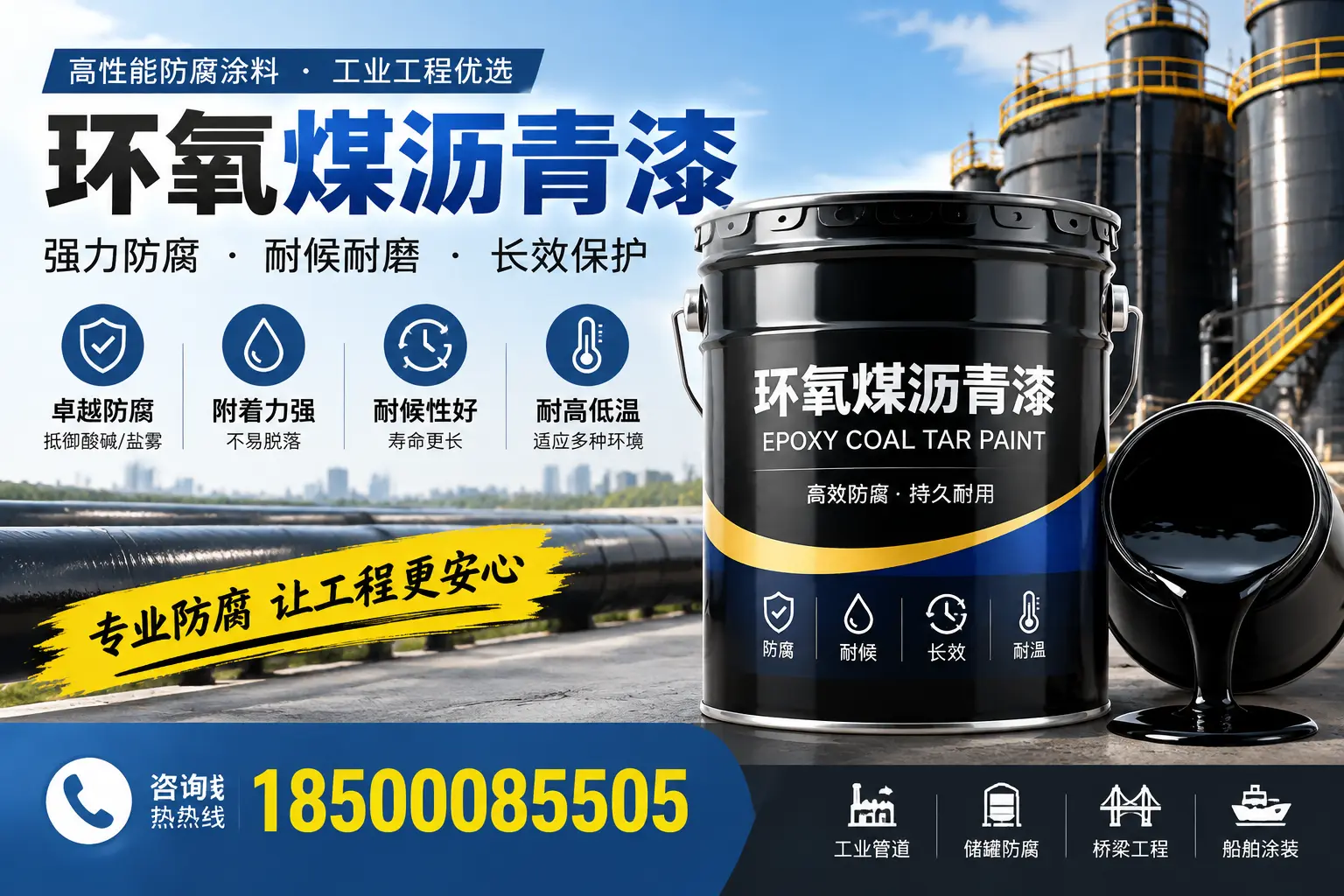 环氧煤沥青漆的施工方法与注意事项,确保在海城顺利完成